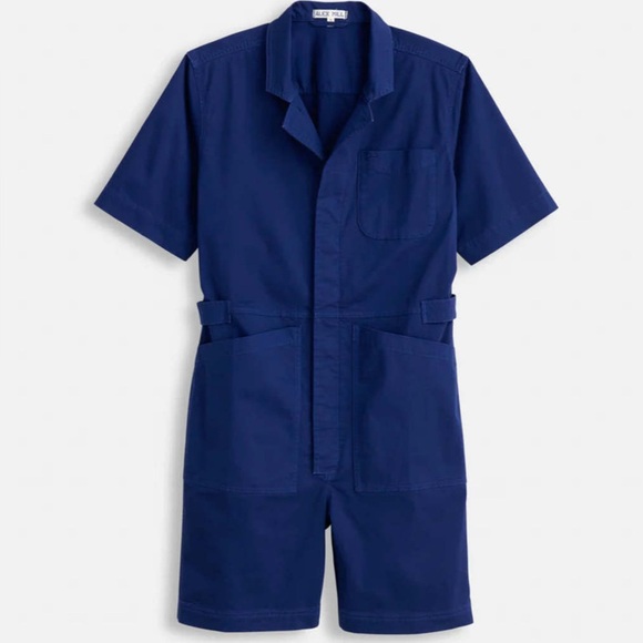 Alex mill cotton twill short standard jumpsuit - Picture 6 of 10